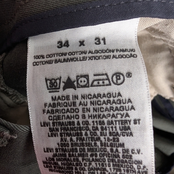 Dockers Men's Dark Olive Chinos Size 34x31 (EUC) - Picture 4 of 14